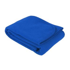 Fleece Lap Blanket - Royal Blue (Overseas) (30"x40")