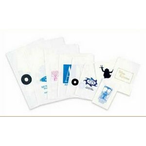 White Kraft Paper Merchandise Bag (12