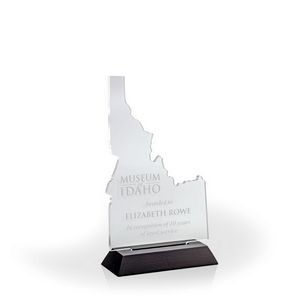 Idaho Award with Black Wood Base - Engraved