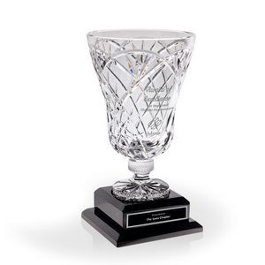 Kolo Lead Crystal Trophy Bowl - Large with Base