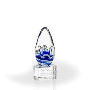 Halsted Art Glass Award - Clear Base