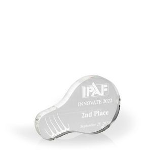 Illuminate Acrylic Light Bulb Paperweight