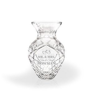 Stargard Cut Lead Crystal Vase - Small