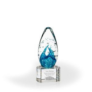 Besly Art Glass Award - Clear Base
