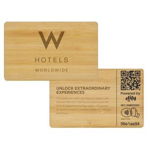 Elify Tap Classic Digital Business Card Bamboo