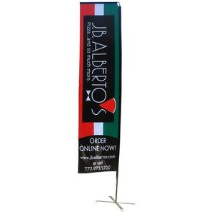 13' Double Sided Flag Banner (Full Color Dye Sublimation)
