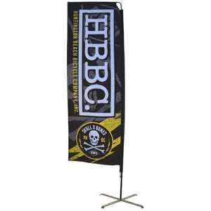 10' Double Sided Flag Banner (Full Color Dye Sublimation)