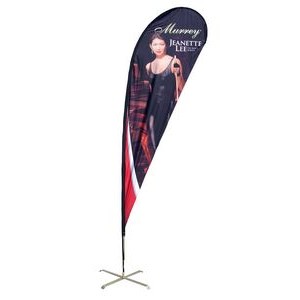 14' Single Sided Teardrop Banners™ (Full Color Dye Sublimation)