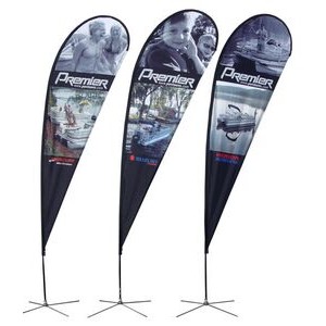 14' Double Sided Teardrop Banners™ (Full Color Dye Sublimation)