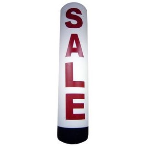 15' Cold Air Tower Tube Inflatable w Dye Sub Velcro Banner