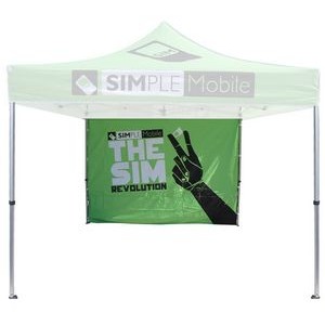 Pop Up Canopy Back Wall w/ SS Sublimation (10'x7')