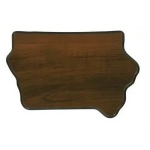 Iowa State Shaped Plaque