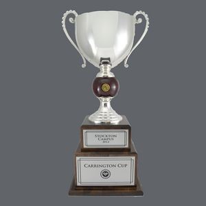 30" Italian Style Trophy Cup - Silver Metal