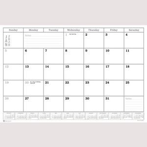 Desk Pad Monthly Calendar Insert Pack (32.875"x18.875")