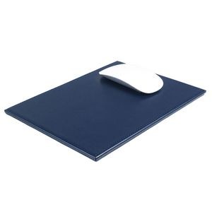 Bonded Leather Navy Blue Mouse Pad