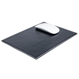 Bonded Leather Black Mouse Pad