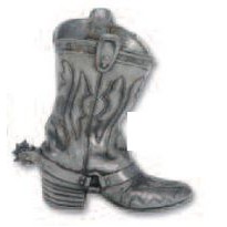 Cowboy Boot w/Spur Vase (6-1/4" x 6-5/8")