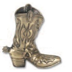 Cowboy Boot w/Spur Vase (7-3/4" x 7-5/8")