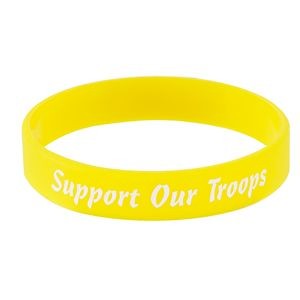Support Our Troops 8" Silicone Bracelet