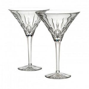 Waterford Crystal Lismore Martini Glasses Per Pair