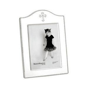 Reed & Barton Abbey Cross Silver Plated Picture Frame (5