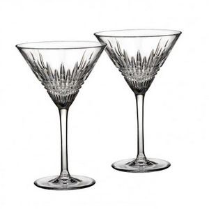 Waterford Lismore Diamond Martini, Pair