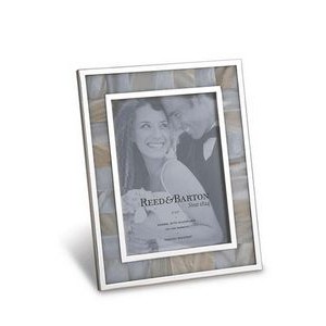 Reed & Barton Silverplated Mother of Pearl Picture Frame (5"x7")