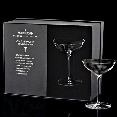 Waterford Elegance Champagne Belle Coupe, Pair