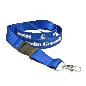 3 Day: Custom Printed 3/4" Flat Lanyard w/Clasp and Buckle