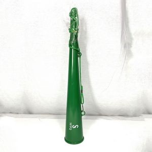 15" Green Cheer Horn w/Whistle