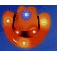 LED Light-up Cowboy Hat Magnet Pin