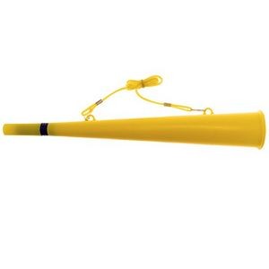 15" Yellow Cheer Horn w/Whistle