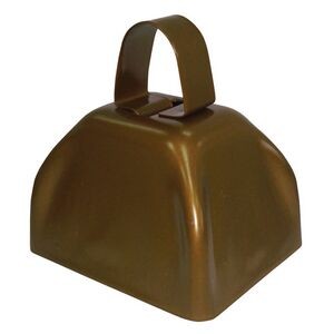 3" Gold Cowbell