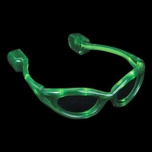 Green LED Eyeglasses