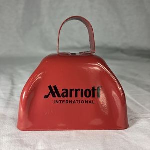 3" Red Cowbell