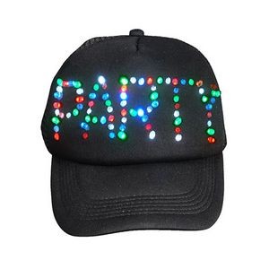 Black LED Party Hat