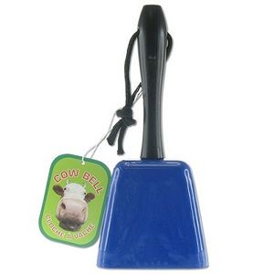 8'' Blue Cowbell w/Handle