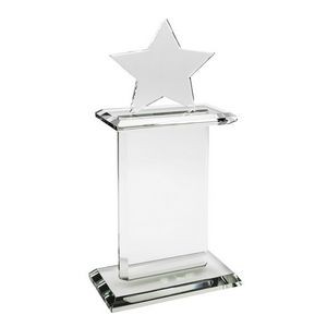 9 1/2" Pedestal Award-Star