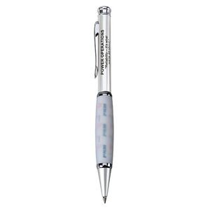 Boreas-I Frosted White Ballpoint Pen (Cross Style Refill)
