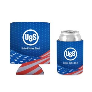US STOCK Flag Design Collapsible Can Cooler #FC15