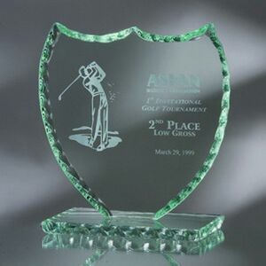 7 1/2" Pearl Edge Shield Award