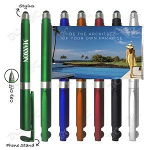 Banner Promotional Message Pen with Phone Stand