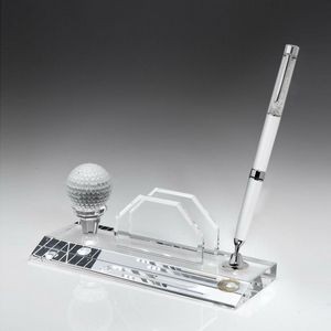 Ballpoint pen, Pen set, Desktop,Award- Awards, Business card holder with Golf Pen Set w/ White Pen
