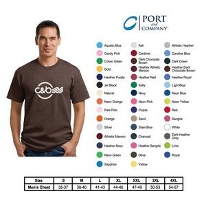 Port and Company Men's Tagless T-Shirt