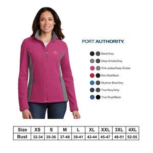 Port Authority?Ladies Colorblock Value Fleece Jacket