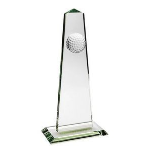 10 1/2" Award - Golf Obelisk