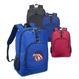 600D Poly Computer Backpack w/ Padded Back Panel
