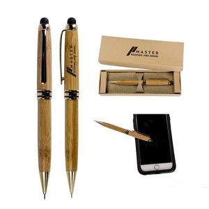 Bamboo Stylus Pencil W/ Deluxe Recyclable Paper Box