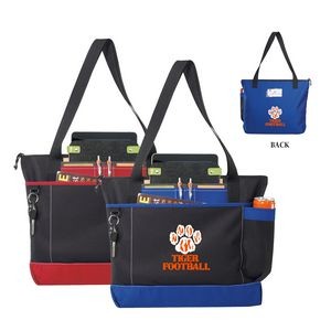 600D Two-Tone Business Tote - Close Out