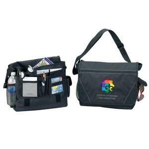 600D Poly W/PVC Backing Briefcase